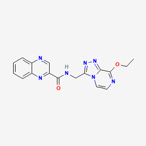 N-((8-ethoxy-[1,2,4]triazolo[4,3-a]pyrazin-3-yl)methyl)quinoxaline-2-carboxamide