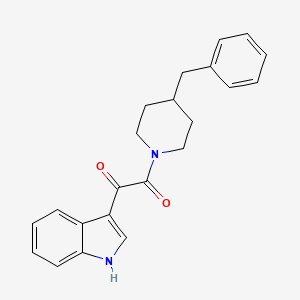 1-(4-Benzylpiperidin-1-yl)-2-(1H-indol-3-yl)ethane-1,2-dione