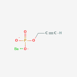 molecular formula C3H3BaO4P B2589374 Barium(2+);prop-2-ynyl phosphate CAS No. 118020-38-5