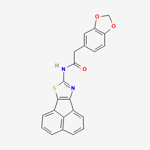 N-(acenaphtho[1,2-d]thiazol-8-yl)-2-(benzo[d][1,3]dioxol-5-yl)acetamide