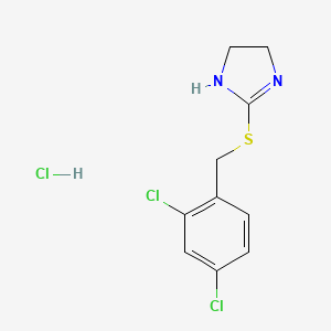 2-[(2,4-dichlorobenzyl)thio]-4,5-dihydro-1H-imidazole hydrochloride