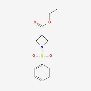 Ethyl 1-(phenylsulfonyl)-3-azetanecarboxylate