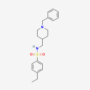 N-((1-benzylpiperidin-4-yl)methyl)-4-ethylbenzenesulfonamide