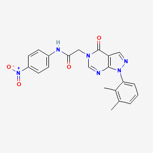 2-(1-(2,3-dimethylphenyl)-4-oxo-1H-pyrazolo[3,4-d]pyrimidin-5(4H)-yl)-N-(4-nitrophenyl)acetamide