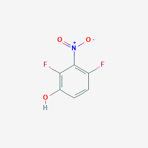 molecular formula C6H3F2NO3 B2589492 2,4-Difluoro-3-nitrophenol CAS No. 1803809-58-6
