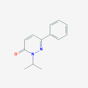 molecular formula C13H14N2O B2589513 2-isopropyl-6-phenylpyridazin-3(2H)-one CAS No. 1208452-09-8