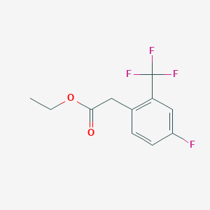 Ethyl 2-[4-fluoro-2-(trifluoromethyl)phenyl]acetate