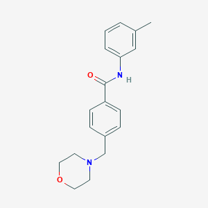 N-(3-methylphenyl)-4-(4-morpholinylmethyl)benzamide