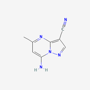 7-Amino-5-methylpyrazolo[1,5-a]pyrimidine-3-carbonitrile