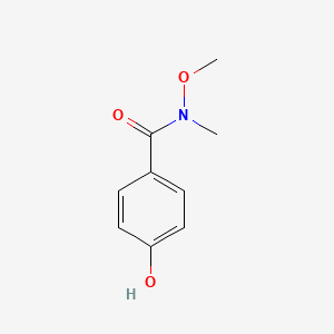 molecular formula C9H11NO3 B2589567 4-羟基-N-甲氧基-N-甲基苯甲酰胺 CAS No. 460747-44-8