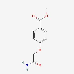 molecular formula C10H11NO4 B2589572 Methyl 4-(2-amino-2-oxoethoxy)benzoate CAS No. 355390-75-9