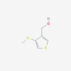 (4-Methylsulfanylthiophen-3-yl)methanol