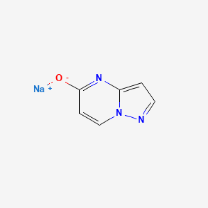 molecular formula C6H5N3NaO B2589607 吡唑并[1,5-a]嘧啶-5-醇钠 CAS No. 1224944-43-7
