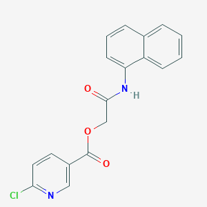 [2-(Naphthalen-1-ylamino)-2-oxoethyl] 6-chloropyridine-3-carboxylate
