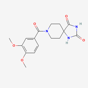 8-(3,4-Dimethoxybenzoyl)-1,3,8-triazaspiro[4.5]decane-2,4-dione
