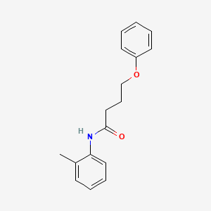 molecular formula C17H19NO2 B2589629 N-(2-甲基苯基)-4-苯氧基丁酰胺 CAS No. 111104-64-4