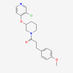 1-(3-((3-Chloropyridin-4-yl)oxy)piperidin-1-yl)-3-(4-methoxyphenyl)propan-1-one