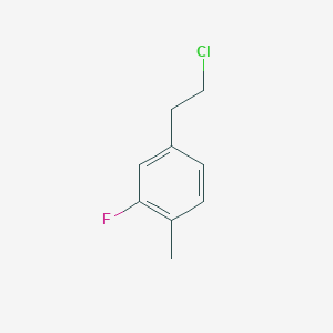 4-(2-Chloroethyl)-2-fluoro-1-methylbenzene