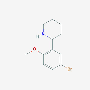 2-(5-Bromo-2-methoxyphenyl)piperidine