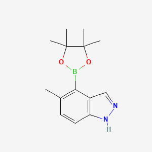 5-Methyl-4-(4,4,5,5-tetramethyl-1,3,2-dioxaborolan-2-yl)-1H-indazole