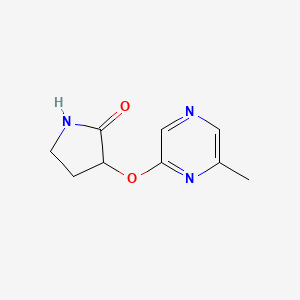 3-[(6-Methylpyrazin-2-yl)oxy]pyrrolidin-2-one