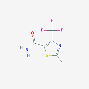 2-Methyl-4-(trifluoromethyl)-1,3-thiazole-5-carboxamide