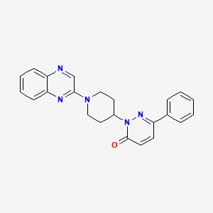 6-Phenyl-2-(1-quinoxalin-2-ylpiperidin-4-yl)pyridazin-3-one