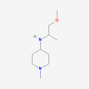 molecular formula C10H22N2O B2589709 N-(1-methoxypropan-2-yl)-1-methylpiperidin-4-amine CAS No. 416887-32-6