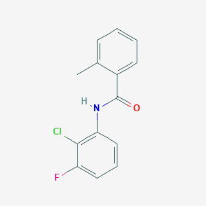 N-(2-chloro-3-fluorophenyl)-2-methylbenzamide