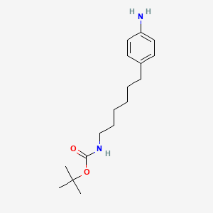 Tert-butyl N-[6-(4-aminophenyl)hexyl]carbamate