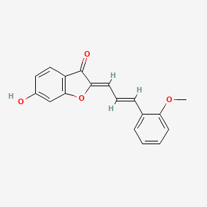 (Z)-6-hydroxy-2-((E)-3-(2-methoxyphenyl)allylidene)benzofuran-3(2H)-one