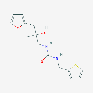 1-(3-(Furan-2-yl)-2-hydroxy-2-methylpropyl)-3-(thiophen-2-ylmethyl)urea