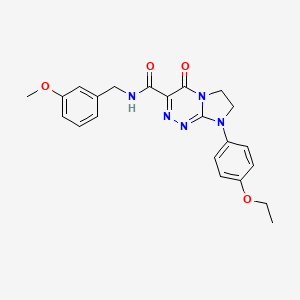 8-(4-ethoxyphenyl)-N-(3-methoxybenzyl)-4-oxo-4,6,7,8-tetrahydroimidazo[2,1-c][1,2,4]triazine-3-carboxamide