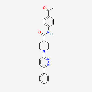 N-(4-acetylphenyl)-1-(6-phenylpyridazin-3-yl)piperidine-4-carboxamide