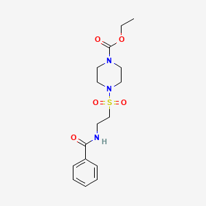 Ethyl 4-((2-benzamidoethyl)sulfonyl)piperazine-1-carboxylate