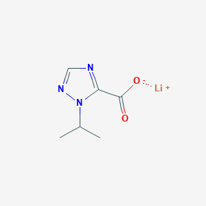 lithium(1+) ion 1-(propan-2-yl)-1H-1,2,4-triazole-5-carboxylate