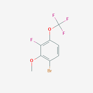 1-Bromo-3-fluoro-2-methoxy-4-(trifluoromethoxy)benzene