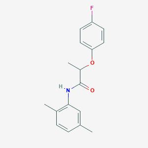 molecular formula C17H18FNO2 B2589855 N-(2,5-dimethylphenyl)-2-(4-fluorophenoxy)propanamide CAS No. 617696-02-3