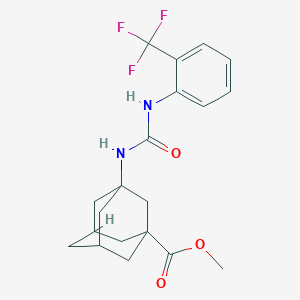 Methyl 3-({[2-(trifluoromethyl)phenyl]carbamoyl}amino)adamantane-1-carboxylate