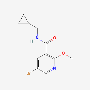 5-Bromo-N-(cyclopropylmethyl)-2-methoxynicotinamide