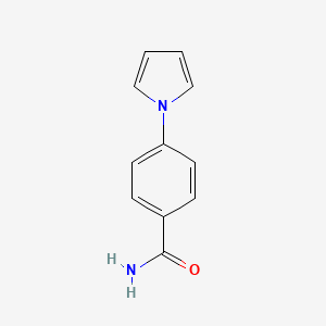 molecular formula C11H10N2O B2589883 4-(1H-吡咯-1-基)苯甲酰胺 CAS No. 443917-60-0