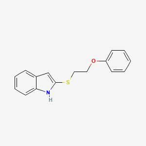 2-(2-phenoxyethylsulfanyl)-1H-indole