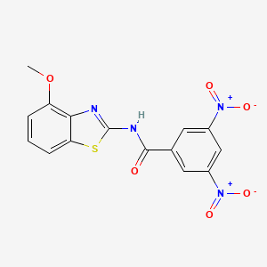 N-(4-methoxy-1,3-benzothiazol-2-yl)-3,5-dinitrobenzamide