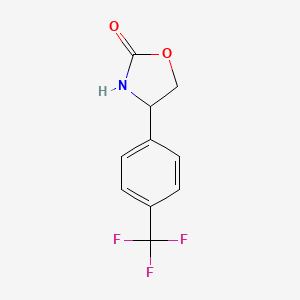4-[4-(Trifluoromethyl)phenyl]-1,3-oxazolidin-2-one