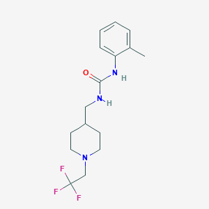 1-(2-Methylphenyl)-3-{[1-(2,2,2-trifluoroethyl)piperidin-4-yl]methyl}urea