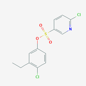 4-Chloro-3-ethylphenyl 6-chloropyridine-3-sulfonate
