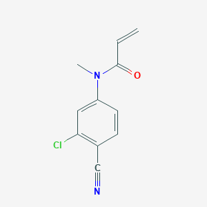 N-(3-Chloro-4-cyanophenyl)-N-methylprop-2-enamide