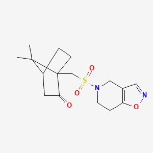 1-(((6,7-dihydroisoxazolo[4,5-c]pyridin-5(4H)-yl)sulfonyl)methyl)-7,7-dimethylbicyclo[2.2.1]heptan-2-one