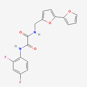 N1-([2,2'-bifuran]-5-ylmethyl)-N2-(2,4-difluorophenyl)oxalamide