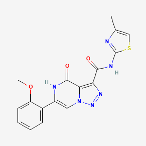 molecular formula C17H14N6O3S B2590004 C17H14N6O3S CAS No. 1396631-65-4